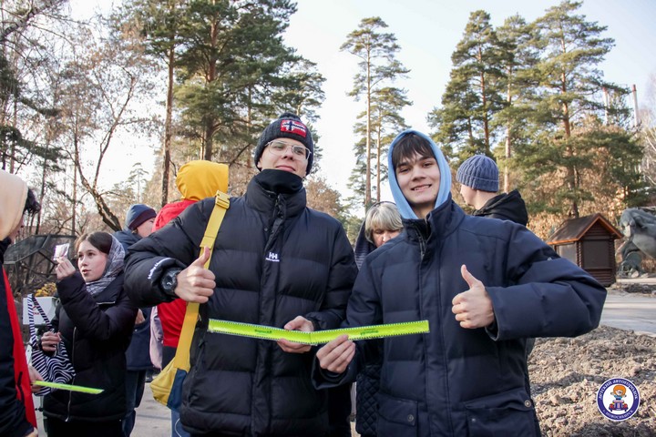 Школа светофорных наук в Новосибирском зоопарке